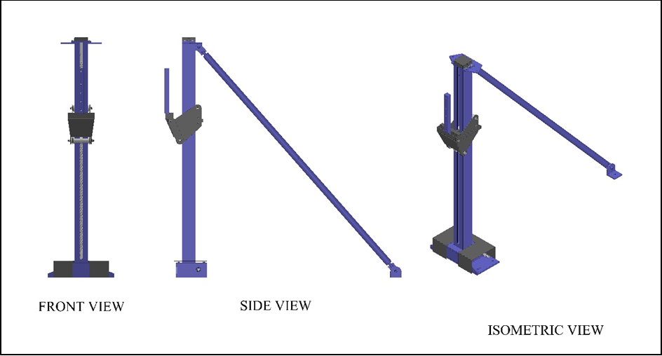 Mechanical Screw Jack For Bolted Tank & Grain Silo